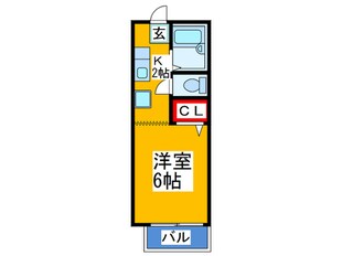 カンパニュラの物件間取画像